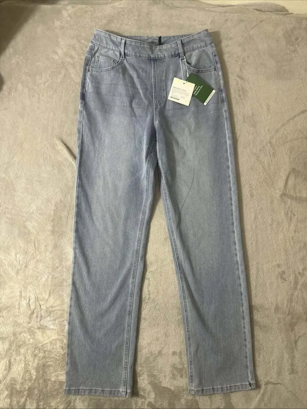 Halara Flex Denim Jeans Women’s Medium Light Wash Straight Leg NWT